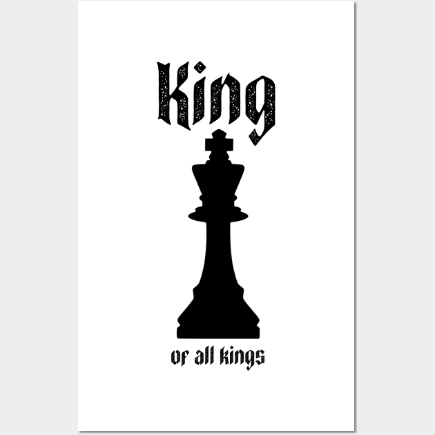 King of all kings Wall Art by FTLOG